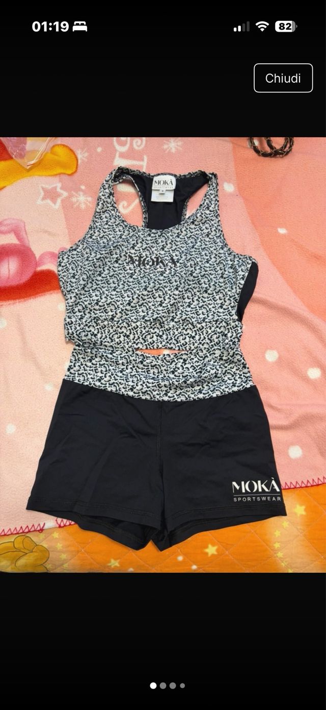 Completino sport MOKÀ pattinaggio artistico