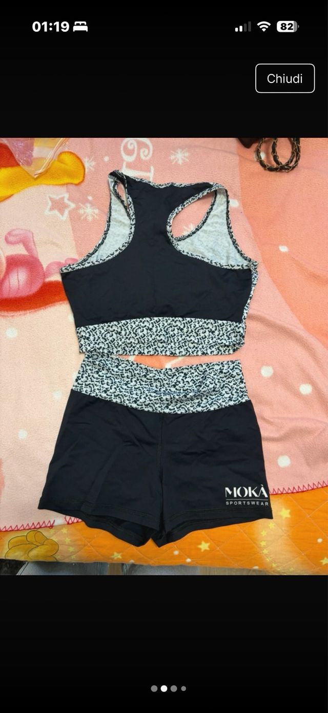 Completino sport MOKÀ pattinaggio artistico