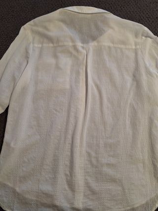 Camisa blanca manga larga mujer Talla 44