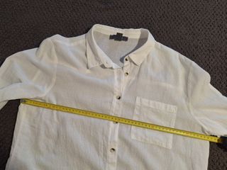 Camisa blanca manga larga mujer Talla 44