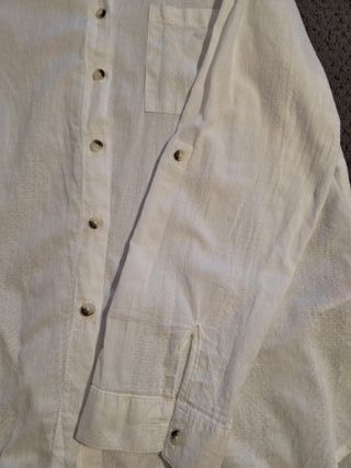 Camisa blanca manga larga mujer Talla 44
