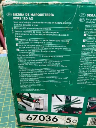 Sierra de marquetería Parkside PDKS 120W