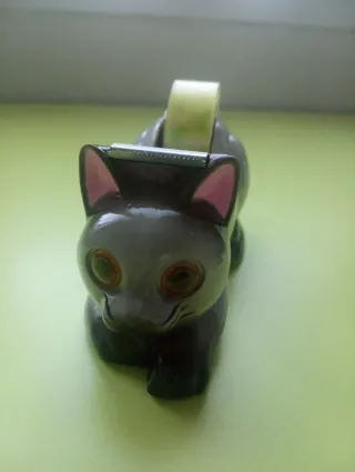 Porta celo gato cerámica