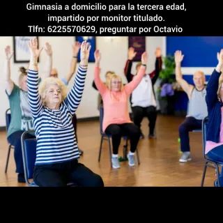 Gimnasia a domicilio para la tercera edad