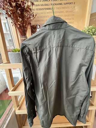 Camisa Massimo Dutti verde oliva