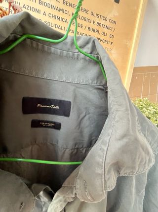 Camisa Massimo Dutti verde oliva