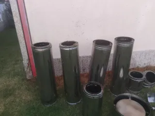 Tubos chimenea doble pared 200mm
