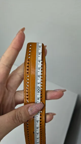 Cintura Giorgio Armani Vera Pelle Cuoio