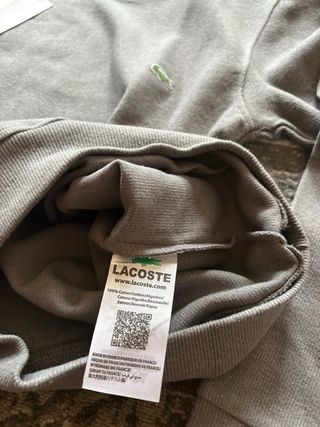 Sudadera Lacoste cuello redondo Talla S