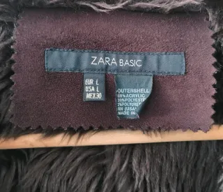 Cazadora Zara mujer marrón