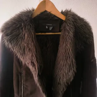 Cazadora Zara mujer marrón