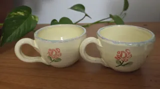 Set natalizio vassoio, tazzine, zuccheriera