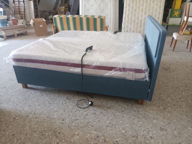 2 Camas Articuladas 90x200 con Colchón + cabezal