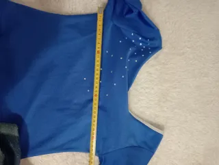 Maillot patinaje artístico azul