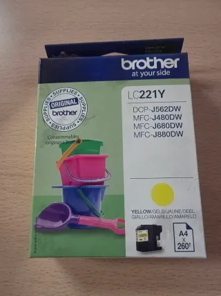 Cartucho Tinta Brother LC221Y Amarillo