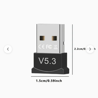 Adattatore USB Bluetooth 5.3 Plug and Play