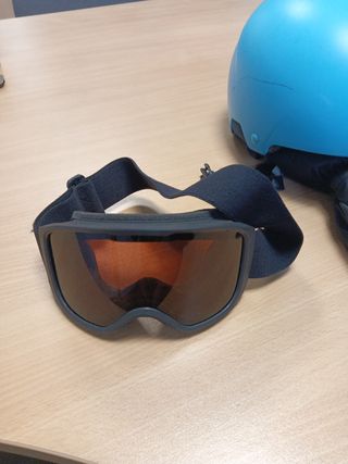 Casco, gafas y guantes esquí Wedze