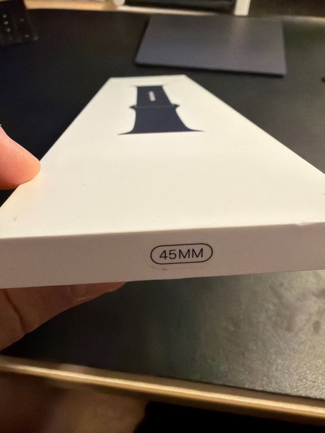 Apple Sport Band 45mm midnight Blue Taglia M/L