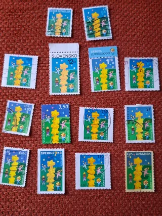 Lote Sellos Europa 2000