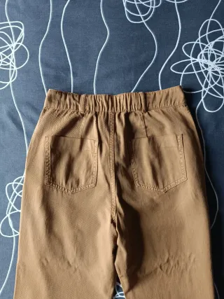 Pantalón Mango Talla 36 Mostaza