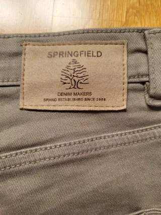 Vaquero slim crop gris Springfield
