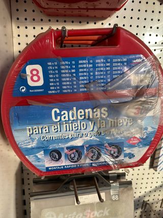 Cadenas para nieve talla 8