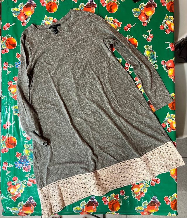 Vestido Forever 21 verde talla L