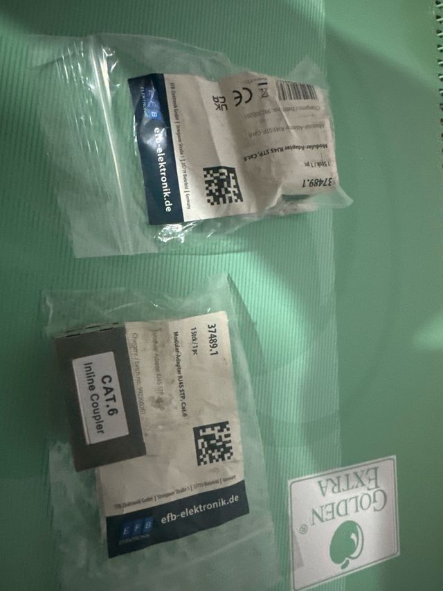 Adaptador RJ45 STP Cat6