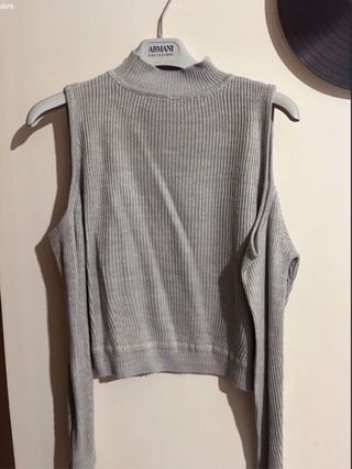 Jersey hombros descubiertos H&M Talla S