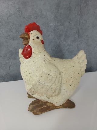Salvadanaio Gallina Ceramica Vintage