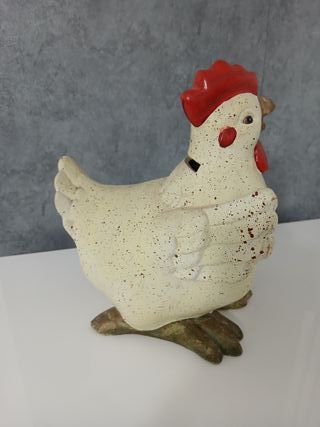 Salvadanaio Gallina Ceramica Vintage