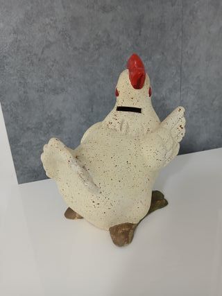 Salvadanaio Gallina Ceramica Vintage