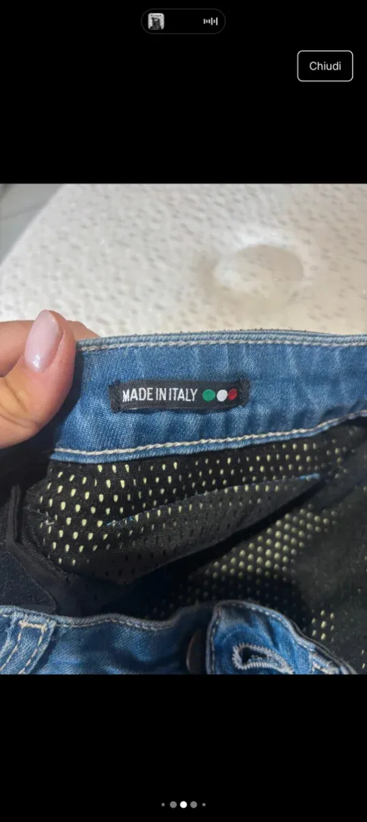 Jeans donna PMJ con protezioni moto