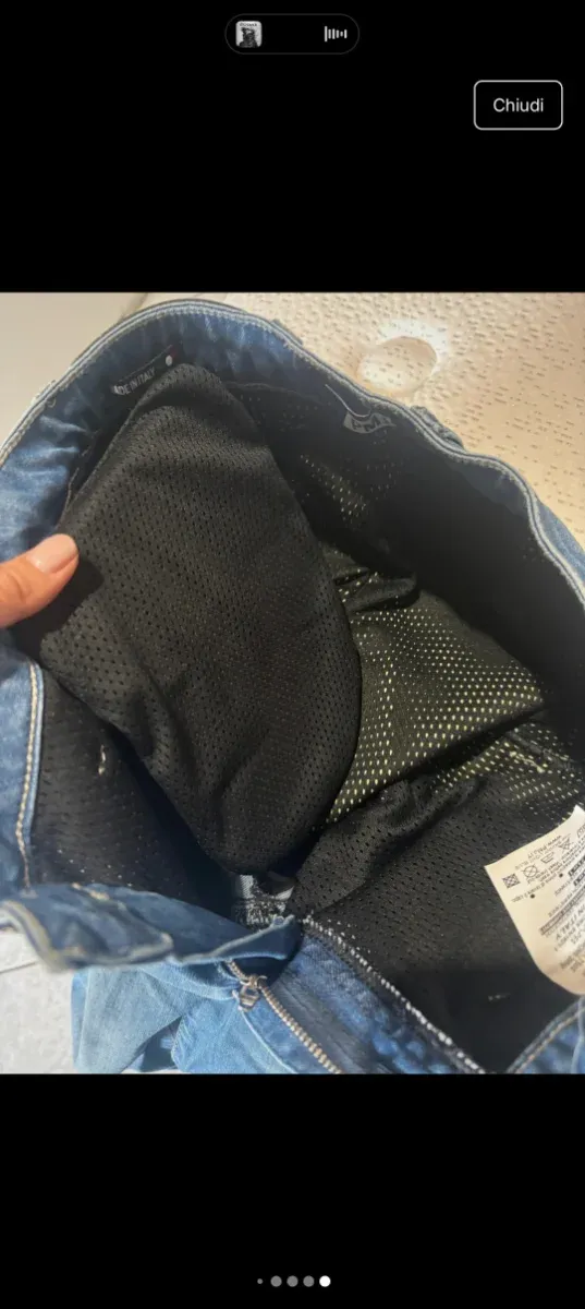 Jeans donna PMJ con protezioni moto