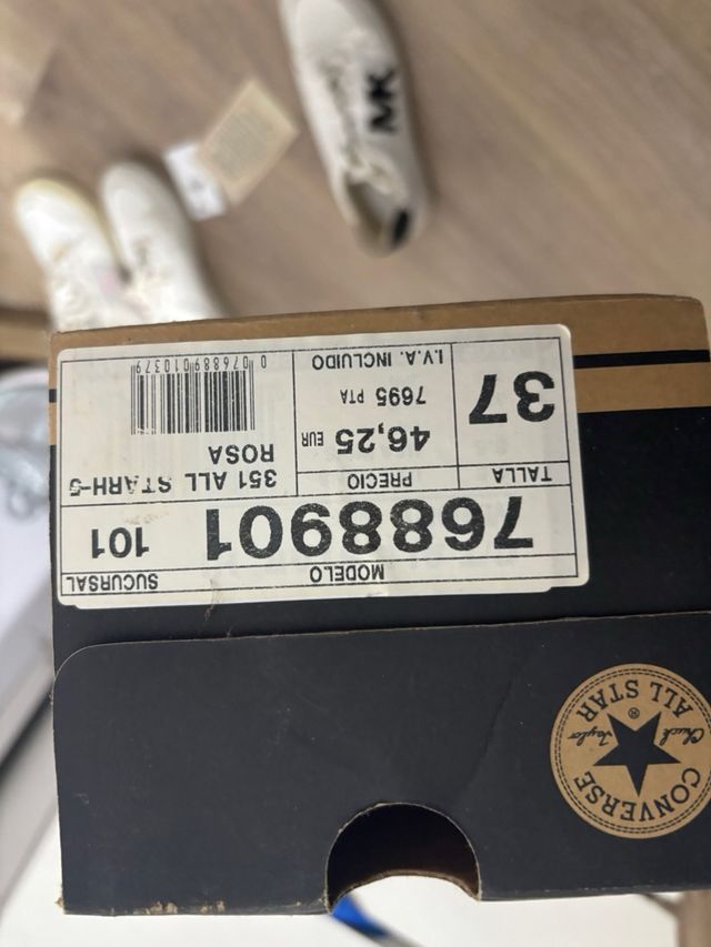 Converse All Star Slip Rosas Talla 36