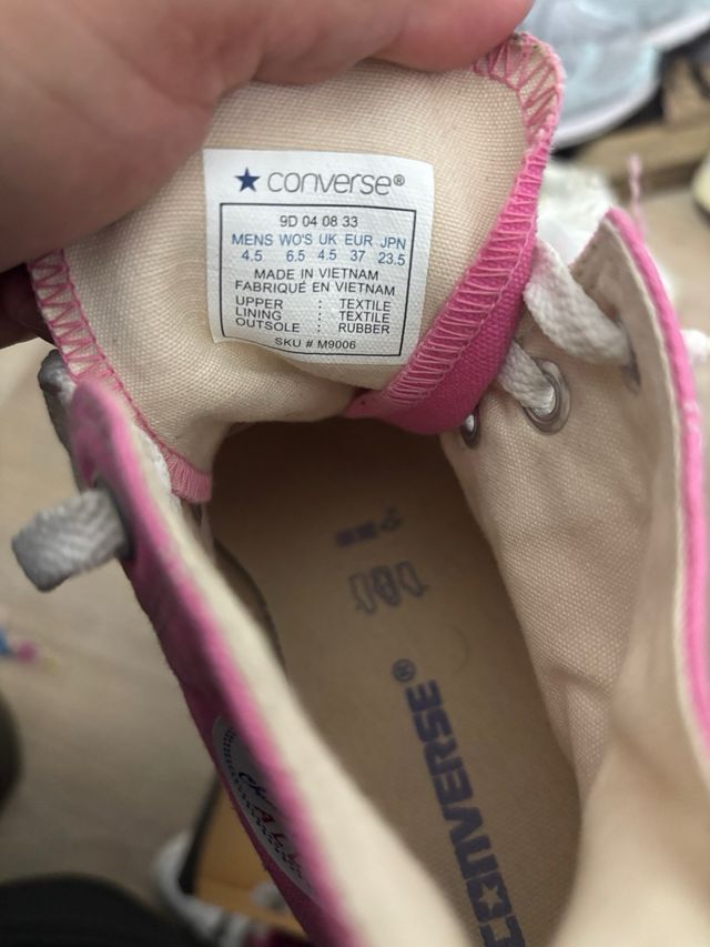 Converse All Star Slip Rosas Talla 36