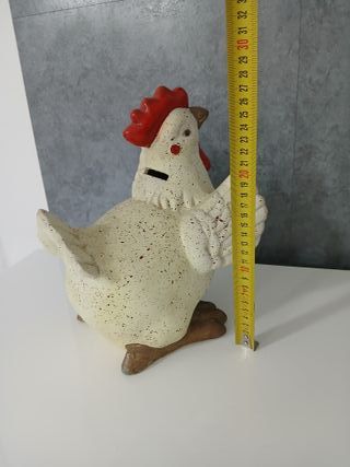 Salvadanaio Gallina Ceramica Vintage