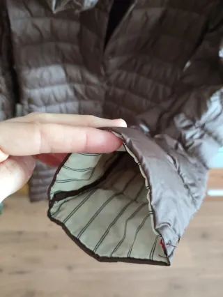 Plumas Uniqlo Mujer Ultra Ligero Marrón chocolate 