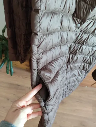 Plumas Uniqlo Mujer Ultra Ligero Marrón chocolate 