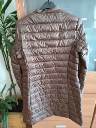 Plumas Uniqlo Mujer Ultra Ligero Marrón chocolate 