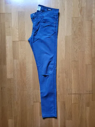 Vaqueros Skinny Fit Azul Marino Pull & Bear