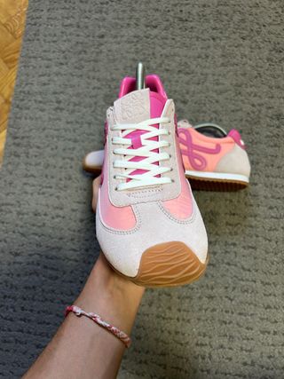Zapatillas Loewe Beige y Rosa