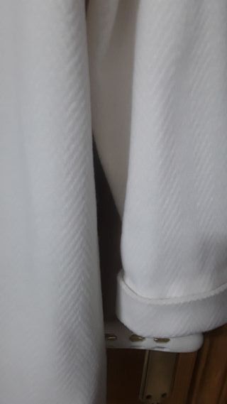 Abrigo blanco mujer