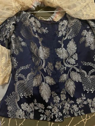 Traje de Fallera Azul Oscuro 