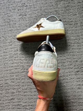 Golden Goose Ballstar Blancas con Animal Print