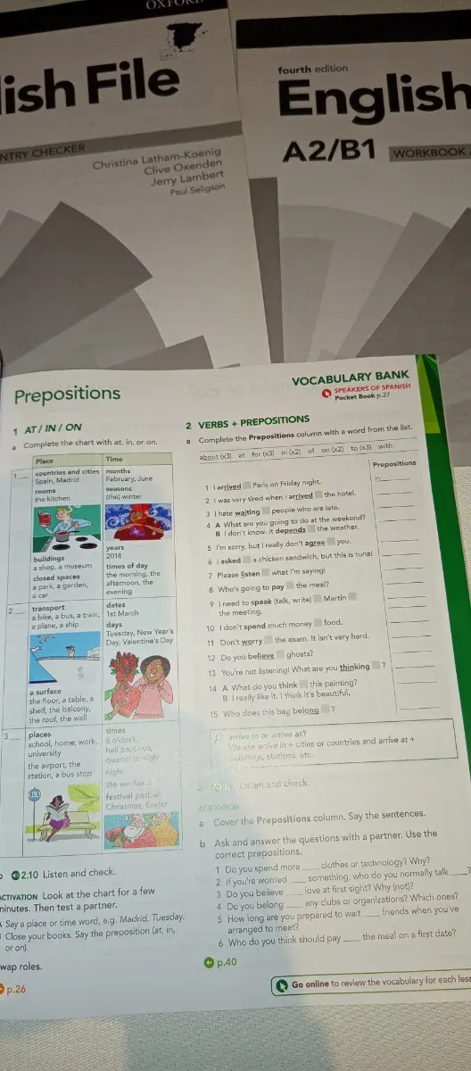 English File A2/b1 cuarta edición Oxford completa 