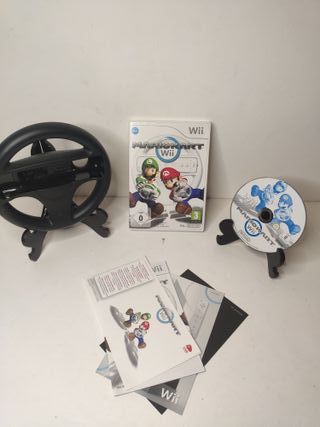 mario kart wii completo con 1 volante originale ot