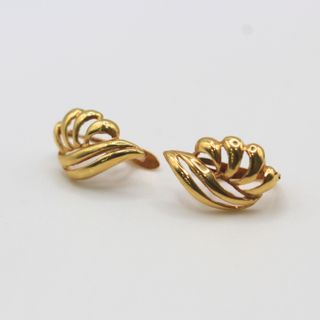 Pendientes Oro 18K, Hoja, 2.3gr