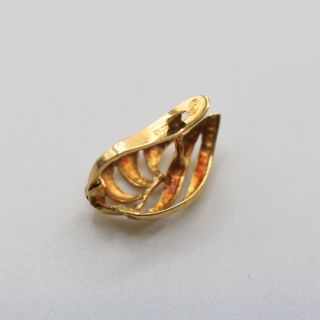Pendientes Oro 18K, Hoja, 2.3gr