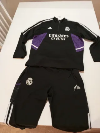 Chándal Adidas Niña Negro y Morado